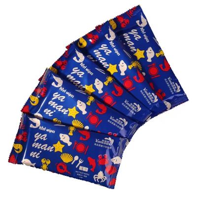 Wholesale Customized Brand Single Wrapped Wet Wipes For Restaurant Cleaning individual wet wipes For hand wet tissue wipes