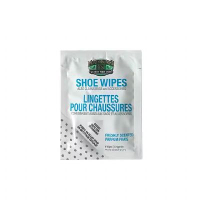 Individually/single packed shoe care sneaker wet wipes/shoe cleaning wet tissues hot sell