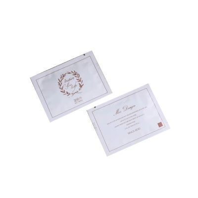 Individually packaged single bag soft light wipes restaurant fresh napkins