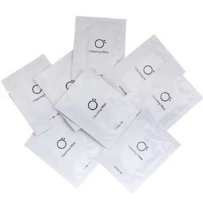 Sealed edges individually packaged spunlace non-woven wipes