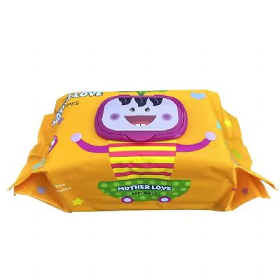 Custom Disposable Hypoallergenic 100 pcs Scented Baby Facial Wipes