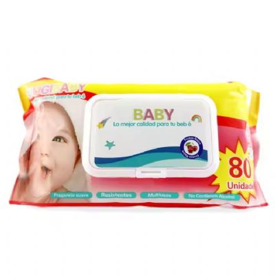 Private brand unscented clean natural little angel baby wipes unscented oem