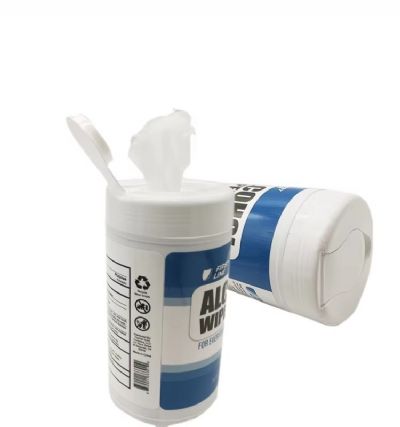 Hot Selling Water Cleaning Wipes 100 Count Wipes Bucket Safety Wet Wipes