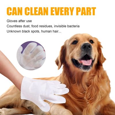 ODM/OEM sales of pet hair removal wipes, cleaning wipes, feline animal bath free non-woven gloves